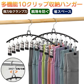 ピンチハンガー ステンレスハンガー 10連ハンガー ステンレス製 回転式 多機能 省スペースハンガー 便利な収納用 衣類整理ハンガー 鉄製パンツハンガー 定番 洗濯バサミ ハンガー クリップハンガー ピンチハンガー 洗濯 物干し ハンガーピンチ ランドリー用品 一人暮らし