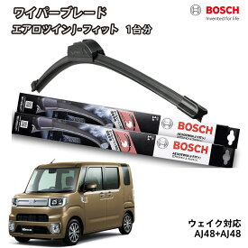 ウェイク LA700S LA710S ワイパー フロント 2本セット 1台分 AJ48+AJ48 フラットワイパー エアロツイン J-フィット 480mm+480mm ダイハツ