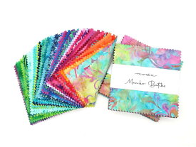 バティックmodaチャームパック「Mambo Batiks-4365PP」カットクロス 約12.7cm角42枚入