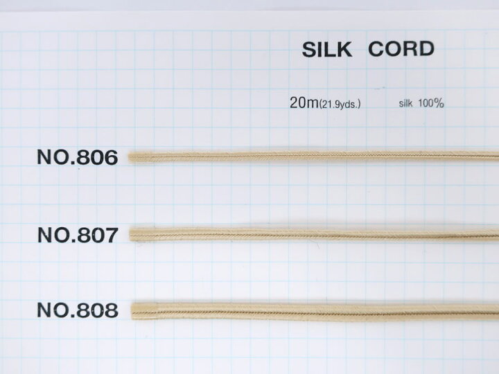 楽天市場】No.806 木馬シルクコード（約2.5mm蛇腹ひも） ｍカット売りお取り寄せ 【RCP】 : ゆかしほ手芸通販
