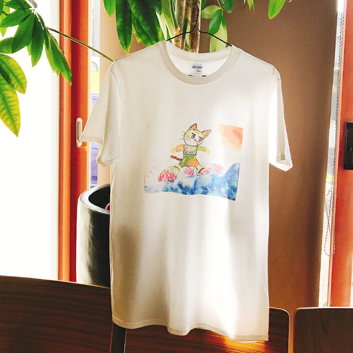 楽天市場 送料無料 描いたイラストをそのままプリント 5 6オンス半袖tシャツ S M L 洋 名入れ プレゼント 日本製 名前入り オリジナルtシャツ 誕生日プレゼント オリジナル 還暦 還暦祝い 長寿祝い 結婚祝い おしゃれ 母親 父親 卒業記念品 記念 名入れ