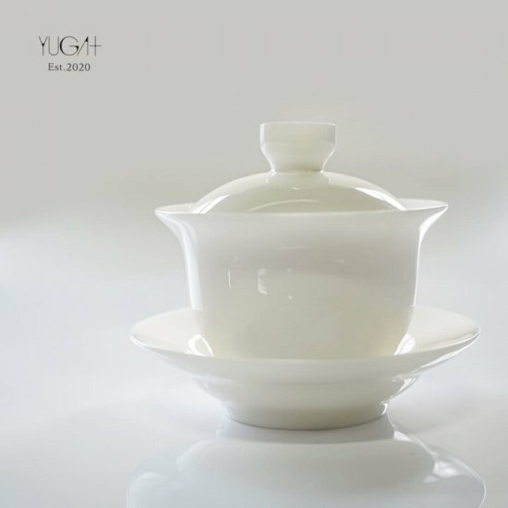 楽天市場】｛YUGA +｝徳化窯白磁【 蓋碗】 中国三大古磁都 高級茶器 