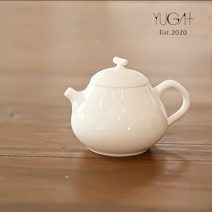 楽天市場】YUGA+ {西施急須} 徳化窯白瓷 茶器 玉磁 高級茶器 急須 : 癒 