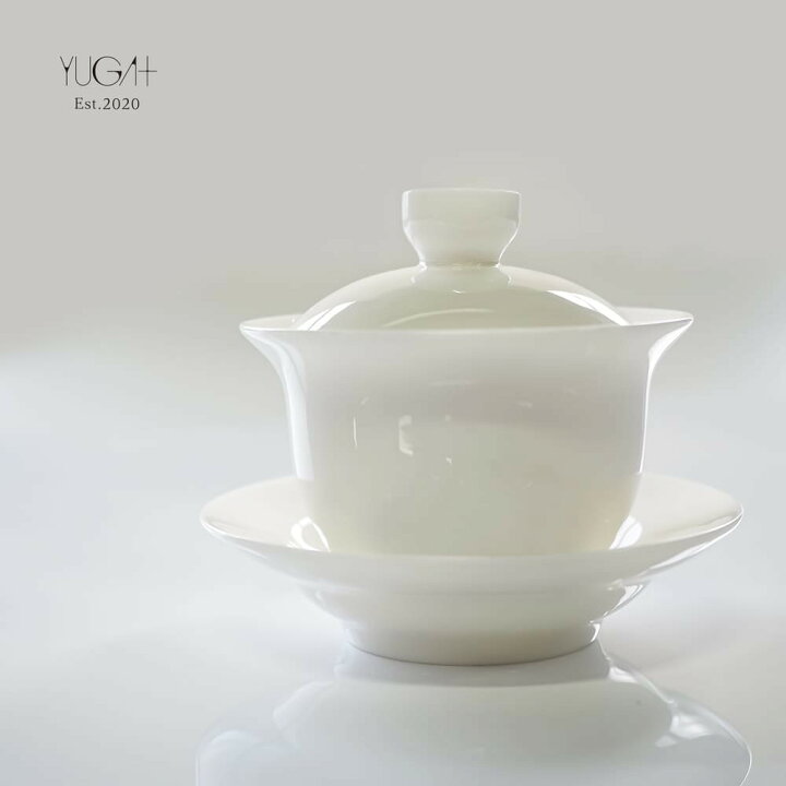 楽天市場】{YUGA+} 徳化窯白磁【蓋碗】 高級茶器 贈答品 : 癒雅膳食
