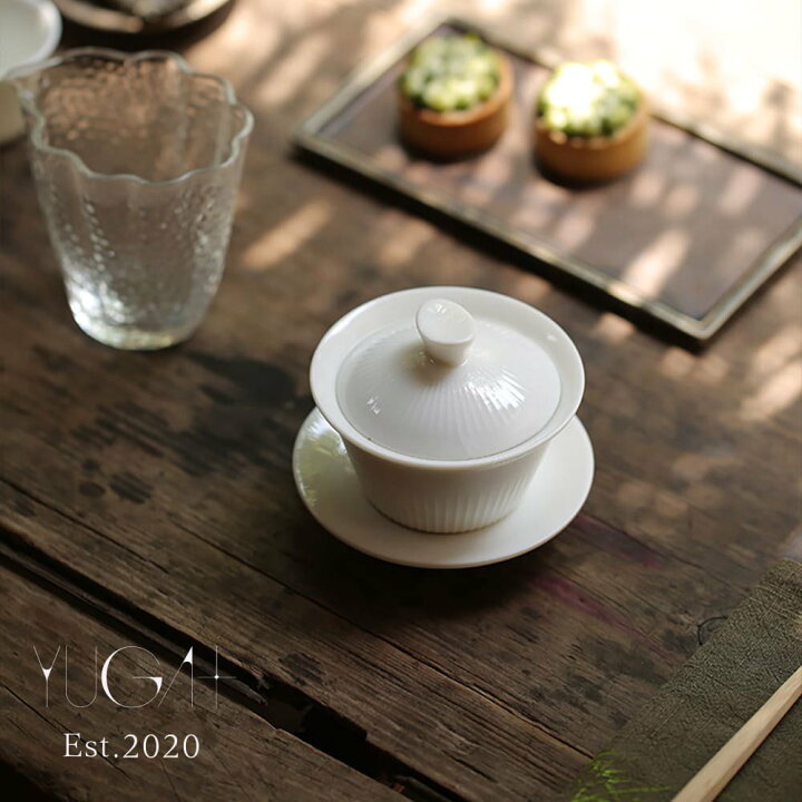 楽天市場】{YUGA+} 徳化窯白磁【茶器 大】 高級茶器 化粧箱付き 贈答品 