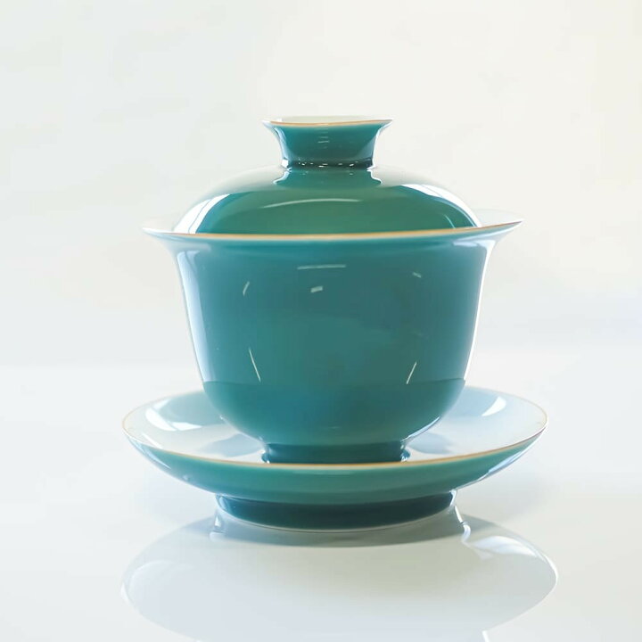 楽天市場】{YUGA+} 松石緑釉 【蓋碗】 高級茶器 中国茶器 : 癒雅膳食