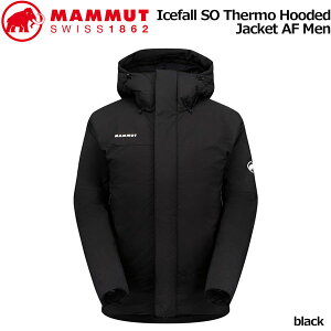 マムート MAMMUT アイスフォール Icefall SO Thermo Hooded Jacket AF Men ダウンジャケット カラー:black