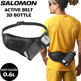 登山 トレッキング トレラン 24SS SALOMON サロモン ACTIVE BELT 3D BOTTLE アクティブベルト3ディーボトル BLACK