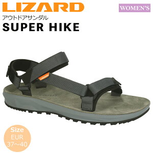 �y�l���� �z���U�[�h LIZARD SUPER HIKE �����p �u���b�N�O���[ �A�E�g�h�A�T���_��