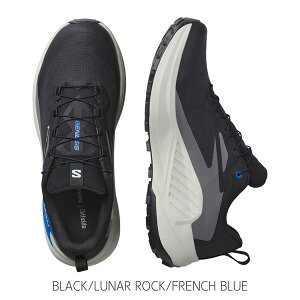 T WFlVXSAebNX SALOMON GENESIS GTX BLACK/LUNAR ROCK/FRENCH BLUE g jO gbLO