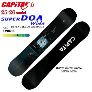 25-26 �L���s�^ �X�[�p�[�f�B�[�I�[�G�[���C�h CAPiTA SUPER D.O.A. �X�m�[�{�[�h �� 25-26-BO-CPT 155w 157w 159w 161w 163w
