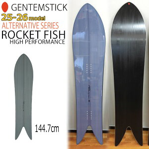 y\z 25-26 QeXeBbN PbgtBbVnCptH[}X144 GENTEMSTICK ROCKET FISH HP 144 Xm[{[h  25-26-BO-GTS pE_[ J[rO I^lCeBuV[Y 144cm