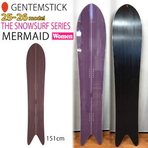 y\z 25-26 QeXeBbN }[Ch151 GENTEMSTICK MERMAID 151 Xm[{[h  25-26-BO-GTS pE_[ J[rO Xm[T[tV[Y 151cm