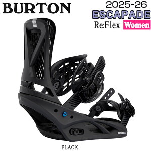 25-26 �o�[�g�� �G�X�J�y�[�h BURTON ESCAPADE BLACK �X�m�[�{�[�h �r���f�B���O 25-26-BD-BTN �E�[�����Y �o�C���f�B���O ����