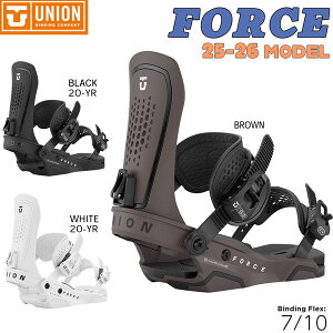 25-26 ユニオン フォース UNION FORCE スノーボード ビンディング バインディング 25-26-BD-UNI ブラウン ブラック ホワイト S M L