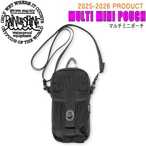 25-26 ���C���I�A�V���C�� �}���`�~�j�|�[�` RAIN OR SHINE MULTI MINI POUCH �X�m�[�{�[�h �o�b�O �� �u���b�N