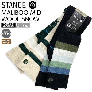 �X�^���X �}���u?�~�b�h�E�[���X�m�[2PK STANCE MALIBOO MID WOOL SNOW 2 PACK �X�L�[ �X�m�[�{�[�h �\�b�N�X �C�� �}���`