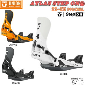 25-26 ���j�I�� �A�g���X�X�e�b�v�I�� UNION ATLAS STEP ON �X�m�[�{�[�h �r���f�B���O �o�C���f�B���O 25-26-BD-UNI �u���b�N �z���C�g �I�����W S M L XL