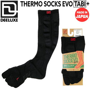 �f�B�[���b�N�X �T�[���\�b�N�X�G�{�^�r�v���X DEELUXE THERMO SOCKS EVO TABI + �C�� �\�b�N�X ���� �u���b�N S M L