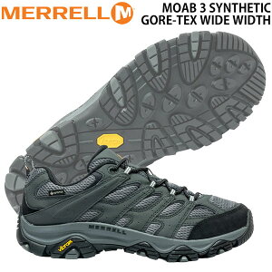 ������ ���A�u3�V���Z�e�B�b�N�S�A�e�b�N�X���C�h MERRELL MOAB 3 SYNTHETIC GORE-TEX WIDEWIDTH �E�H�[�L���O �g���b�L���O �C �O���i�C�g 7 7.5 8 8.5 9 9.5 10