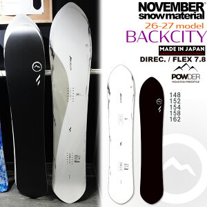 �\�� 26-27 �m�[�x���o�[ �o�b�N�V�e�B NOVEMBER BACKCITY �X�m�[�{�[�h �� 26-27-BO-NOV 148 152 154 158 162