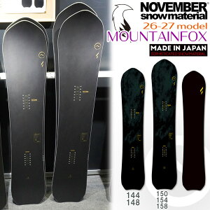 �\�� 26-27 �m�[�x���o�[ �}�E���e���t�H�b�N�X NOVEMBER MOUNTAINFOX �X�m�[�{�[�h �� 26-27-BO-NOV 144 148 150 154 158