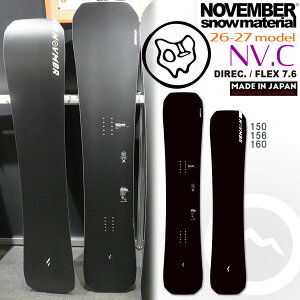 �\�� 26-27 �m�[�x���o�[ �G�k�u�C�V�[ NOVEMBER NV.C �X�m�[�{�[�h �� 26-27-BO-NOV 150 156 160
