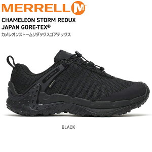 ������ �J�����I���X�g�[�����_�b�N�X�S�A�e�b�N�X MERRELL CHAMELEON STORM REDUX GTX �E�H�[�L���O �g���b�L���O �C �u���b�N 7 7.5 8 8.5 9 9.5 10