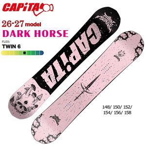 �\�� 26-27 CAPITA DARK HORSE 26-27 �X�m�[�{�[�h �� �����Y �t���[�X�^�C�� �p�[�N �c�C�� �L�����o�[ �y�� ������ �W�u �L�b�J�[ ���㋉�� �L���s�^ �_�[�N�z�[�X ���K�i 26-27-BO-CPT 148 150 152 154 156 158