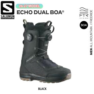 �\�� 26-27���f�� SALOMON ECHO DUAL BOA �X�m�[�{�[�h �u�[�c �T������ �G�R�[�f���A���{�A �t���[���C�h �n�C�G���h �f���A��BOA �J�[�r���O ������ �p�E�_�[ ���K�i 26-27-BT-SLM 25 25.5 26 26.5 27 27.5 28 28