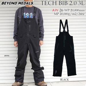 �\�� 26-27���f�� BEYOND MEDALS TECH BIB 2.0 3L �r�����h���_�� �e�b�N�r�u2.0 �X�m�[�{�[�h �E�F�A �r�u�p���c 3���C���[ 20K �h�� �o�b�N�J���g���[ �t���[���C�h �����Y ���K�i 26-27-PT-BML �u���b�N S M