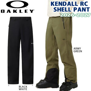 �\�� 26-27 OAKLEY �I�[�N���[ KENDALL RC SHELL PANTS �P���_�� RC �V�F�� �p���c �X�m�[�{�[�h�E�F�A �h�� �h�� �V�F���p���c �t���[���C�h �o�b�N�J���g���[ ���K�i 26-27-PT-OAK �u���b�N�z���C�g �A�[