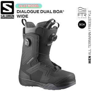 26-27���f�� SALOMON DIALOGUE DUAL BOA WIDE �X�m�[�{�[�h �u�[�c �T������ �_�C�A���O�f���A���{�A ���C�h�� �f���A��BOA �I�[�����E���h �t���[���� ���炩�� ���K�i 26-27-BT-SLM 25 25.5 26 26.5 27 27.5 28 2