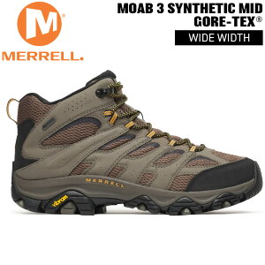 MERRELL ������ MOAB 3 SYNTHETIC MID GORE-TEX WIDE WIDTH ���A�u3 �V���Z�e�B�b�N �~�b�h �S�A�e�b�N�X ���C�h ���C�Y WALNUT �E�H���i�b�g �����Y �o�R�C �g���b�L���O�V���[�Y �h�� �E�H���i�b�g 7 7.5 8 8.5 