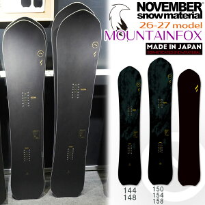 26-27 �m�[�x���o�[ �}�E���e���t�H�b�N�X NOVEMBER MOUNTAINFOX �X�m�[�{�[�h �� 26-27-BO-NOV 144 148 150 154 158