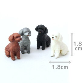 【azuki】Partner's 116 トイ・プードル テディベアカット(寸法：幅0.8cm×高1.8cm×奥行1.8cm)