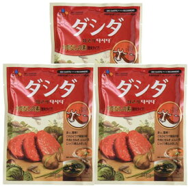 C・J 牛肉ダシダ（牛ダシダ） 100g×3袋 牛肉だしの素 ダシダ 韓国調味料 韓国食品 韓国料理 韓国食材 おかず 韓国お土産 輸入食品