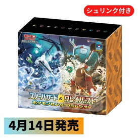 【4/25限定★1/2で最大100%ポイントバック】新品未開封 ポケモンカードゲーム ジムセット スノーハザード&クレイバースト シュリンク付き ナンジャモセット BOX ボックス ポケカ ナンジャモジムセット