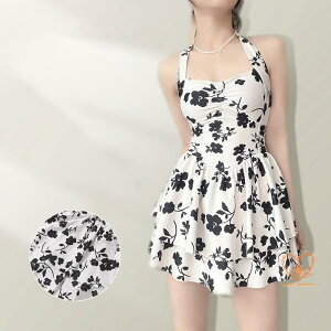 水着 レディース ワンピース 体型カバー ママ水着 オールインワン 健康 大人 大きいサイズ オシャレ 女性用 女性 花柄 5色