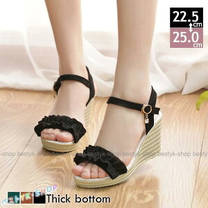 サンダル 厚底 サマーサンダル 可愛い 厚底サンダル 軽量 シンプル レディース 通気 新品 ウェッジソール くつ 歩きやすい 疲れない