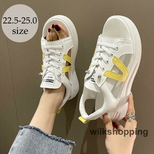 スニーカー サンダル レディース 厚底サンダル コンフォートサンダル 編み上げシューズ カジュアル おしゃれ 歩きやすい 痛くない 疲れないサマーサンダル