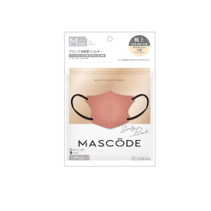 MASCODE �}�X�R�[�h 3D�}�X�N M 09�_�X�e�B�s���N×�u���b�N�R 7���� (1��)���[��