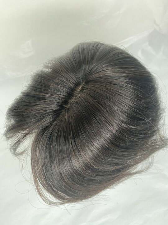 楽天市場】高級人毛100%ヘアピース 高品質リアル植毛仕上げ ナチュラル  
