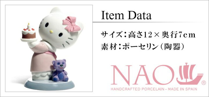 楽天市場】リヤドロ ナオ 人形 置物 磁器 サンリオ コラボ作品 