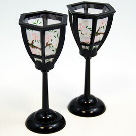 雛人形 ひな人形 小 道具 京風 ぼんぼり 9.5cm（一対） オリジナル雛人形を演出 雛人形 小物 道具 単品 ちりめん おしゃれ 小さい 人気 ミニチュア ミニ お雛様 京都 日本製 龍虎堂 リュウコドウ