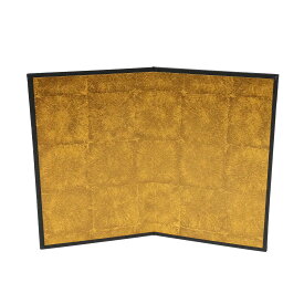 屏風 紙製 ミニ 高さ15cm×横幅20cm 金屏風 メール便送料無料 2曲 雛人形 お雛様 ひな祭り 五月人形 干支 新春 迎春 置物 海外土産