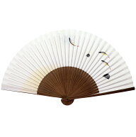 扇子 メンズ 男性用 岩鮎 メール便限定 送料無料 名入れ 名前入り 手書き 紙扇子 1本箱付 高級 ブランド …