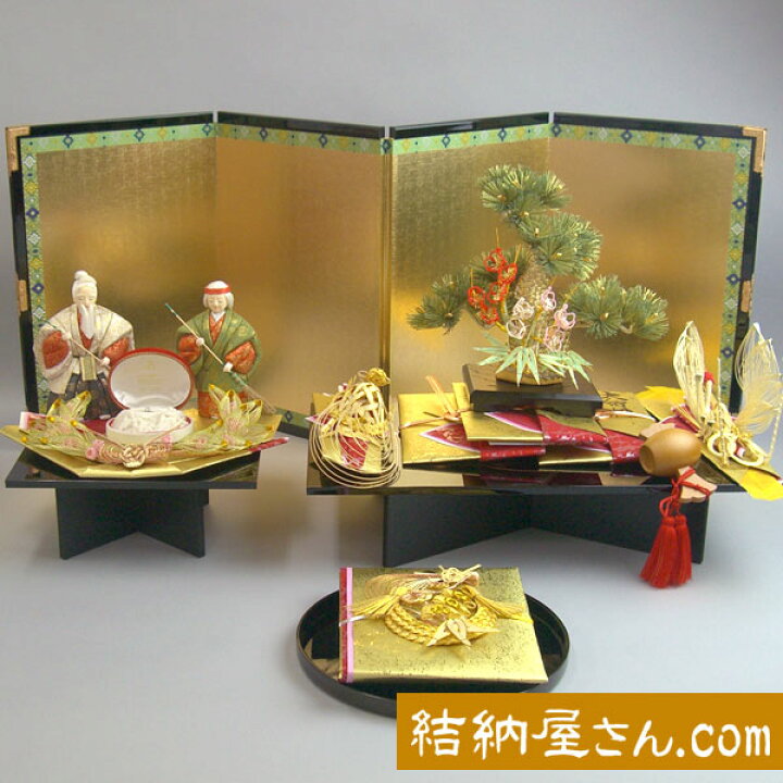 楽天市場】結納 -コンパクト結納品-松輝セットスタイル2【毛せん 