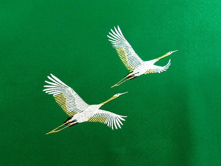 楽天市場】毛せん 松葉色 (刺繍入り・鶴 結納返し用） 165×100 cm 
