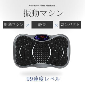 振動マシン ダイエット 家庭用 静音設計 筋トレ 足腰トレーニング USB/Bluetooth対応 健康器具